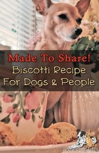 Biscotti For Dogs - #anise can help relieve anxiety, and it's so yummy in these biscotti style treats.